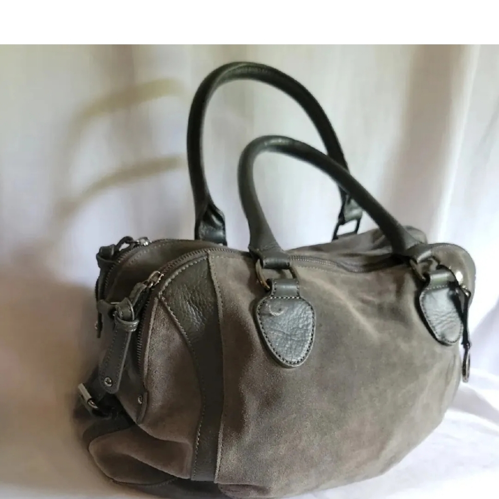 Large Audrey Brooks suede bag